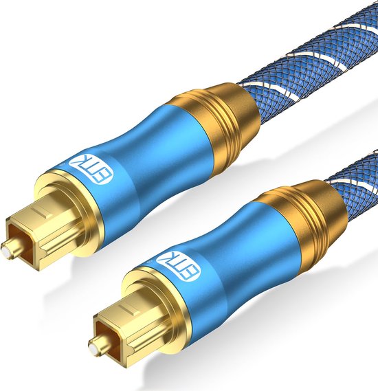 deleyCON 3,0m Optische Digitale Audiokabel - S/PDIF - 2x Toslink