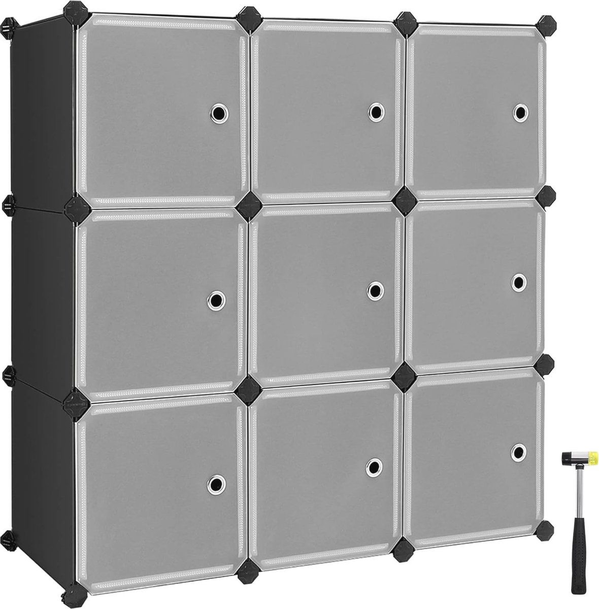 Image of 9-Cube Opbergorganisator - Modulaire Kast voor Kleding, Schoenen, Speelgoed en Boeken