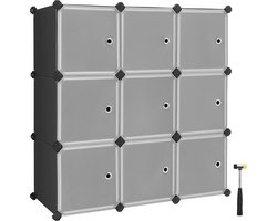 9-Cube Opbergorganisator - Modulaire Kast voor Kleding, Schoenen, Speelgoed en Boeken
