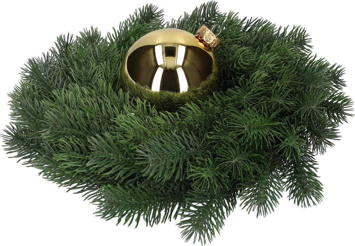 Glazen kerstballen - Set van 4 stuks/100mm - Luxe kerst decoratie - Sfeervolle kerstversiering voor in de kerstboom - Glas - Bright Gold Glans - Goud – foto 7