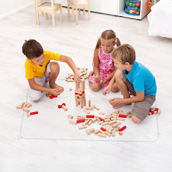 TLRGolf - Protecteur de sol - Tapis de chaise de bureau PVC - Pour Sols durs - 100x140cm - Transparent