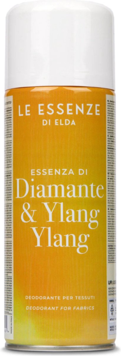 Goedkoopste Wasparfum le Essenze di Elda Textielspray Diamante & Ylang Yang 400ml