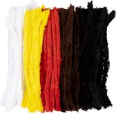 15 Fils Chenille Bleu Foncé - Nylon Souple 15mm X 30cm - Nettoyage Tuyaux Et Tubes