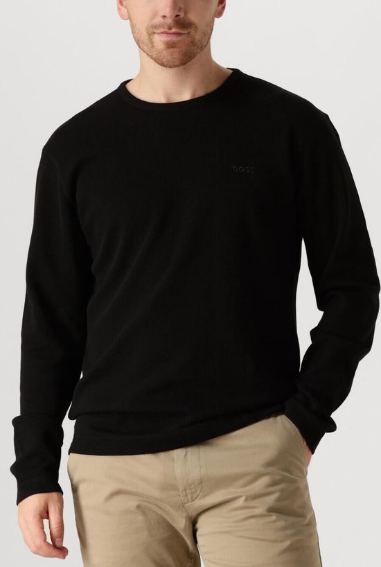 BOSS - Pull Tempesto Zwart - Homme - Taille M - Coupe Regular