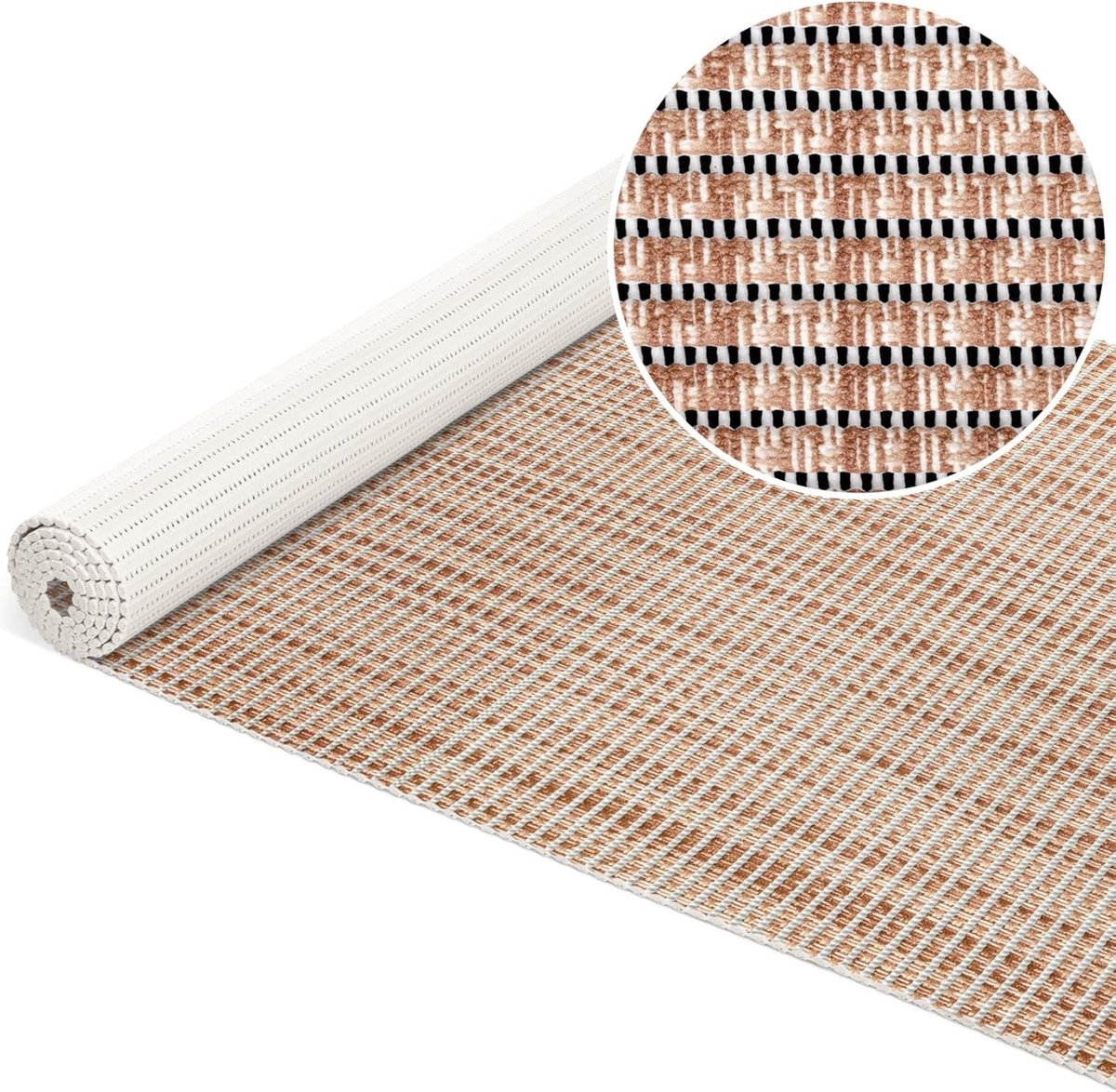 Goodivery ® Zachte Antislip Badmat voor Badkamer en Keuken - Beige, 10m x 65cm
