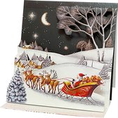 Carte De Noël Spéciale: Belle Carte De Voeux De Noel En Bois Et Avec