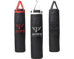 Hanging Boxing Bag for MMA, Karate, Judo, Muay Thai, Kickboxing and Self-Defense Training - Unfilled Heavy Bag 70 to 100 lbs - 4FT - Black