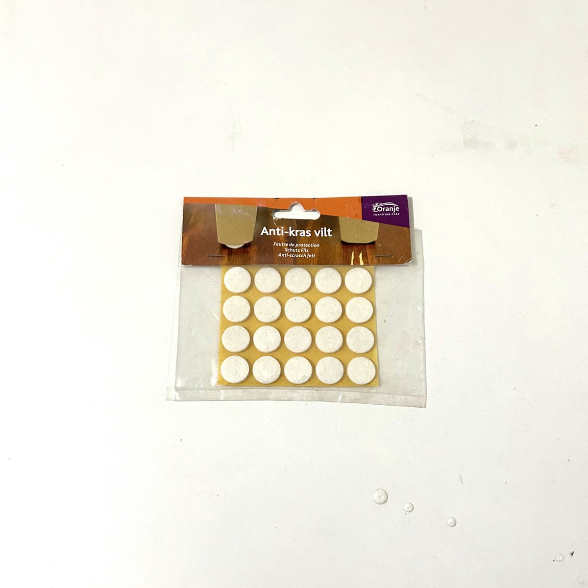 Anti krasvilt 17 mm Wit