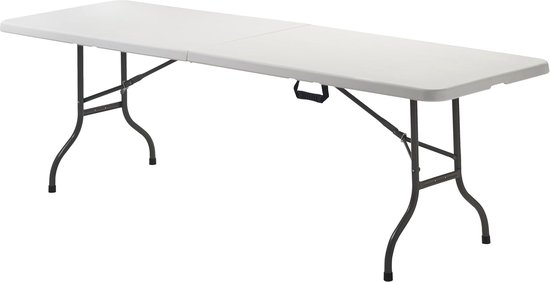 KG KITGARDEN - Multifunctional folding table, 180 x 74 x 74 cm, white