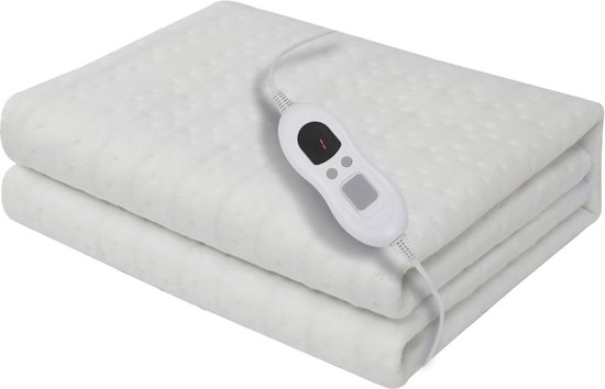 Comfeur Elektrische onderdeken 190x80 cm - Elektrisch deken - Warmte deken - Timer - 6 Warmtestanden - Polyester