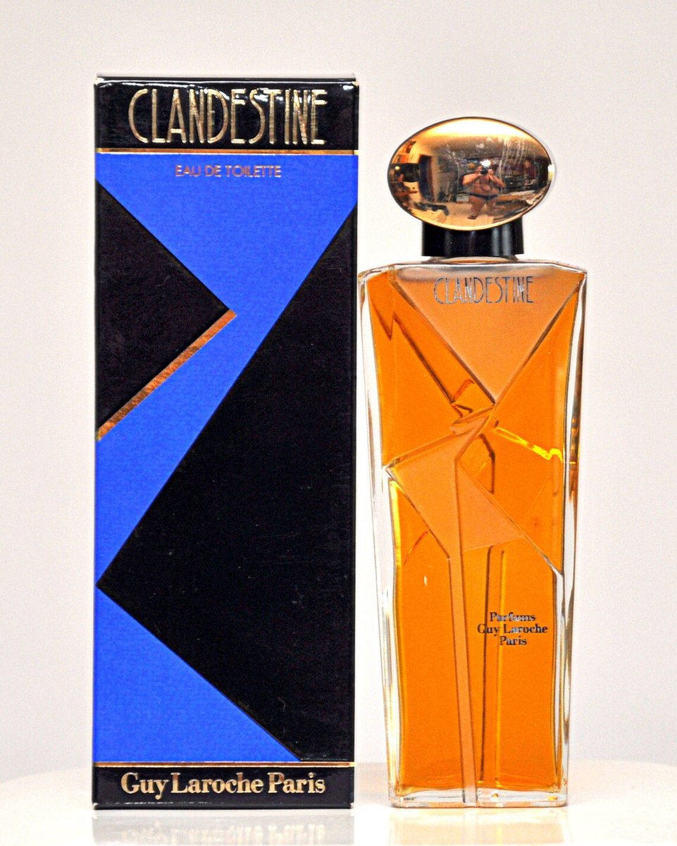 Goedkoopste Guy Laroche Paris Clandestine Eau de Toilette 100ml Splash Non Spray - Vintage