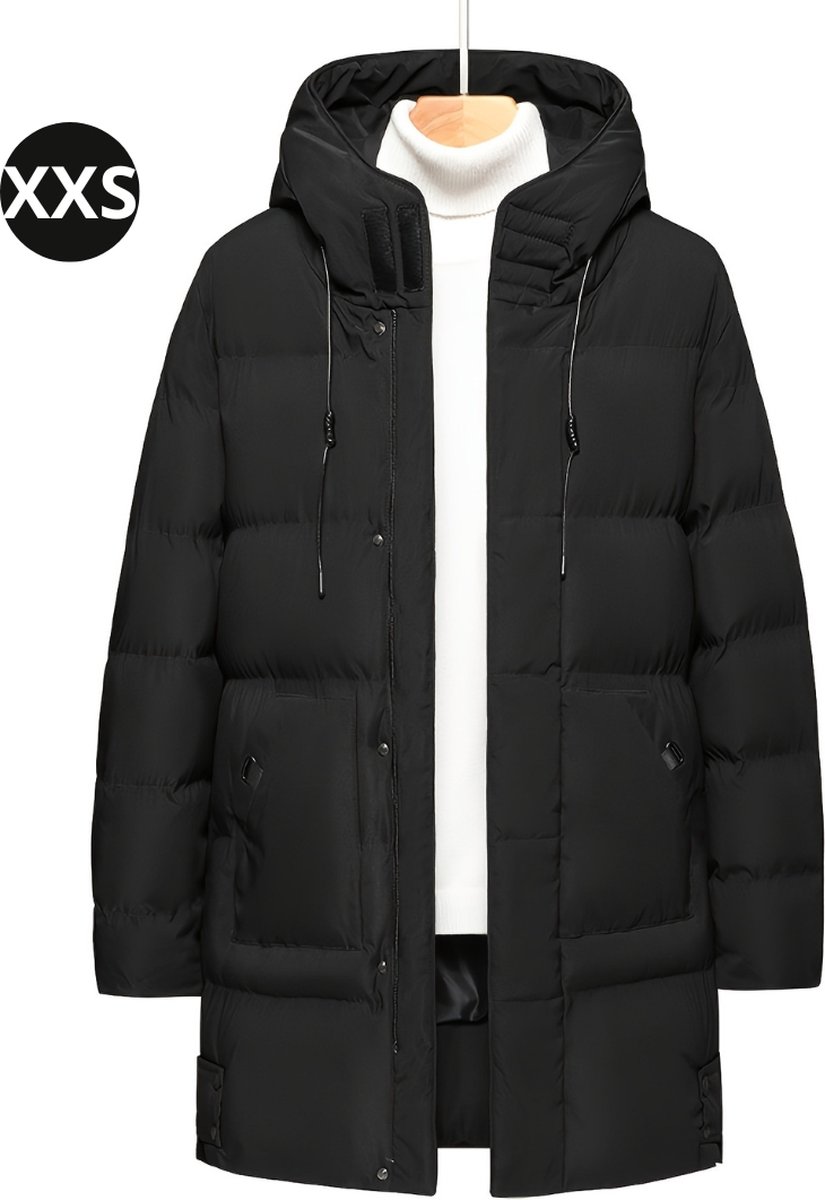 Bovista Winterjas Heren Parka Heren Jas Winter Volwassen Zwart