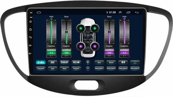 FACADE AUTORADIO 2-DIN NOIR POUR HONDA CIVIC HATCHBACK 06-11