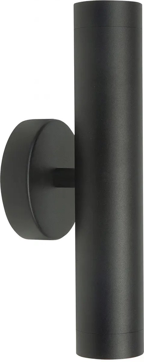 Highlight - Wandlamp Perugia 2 lichts H 28 cm zwart