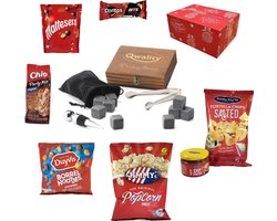 Kerstpakket 2026 – Whiskey 9 Set - Origineel Kerst Pakket – Unieke Kerstpakketten – Christmas Present – Kerstcadeau voor hem haar collega man vrouw - Qwality