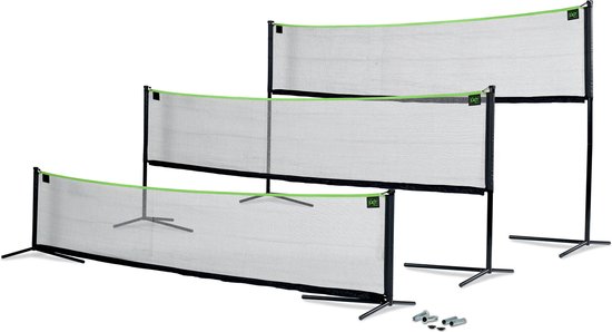 EXIT verstelbaar sportnet 243x500cm - zwart