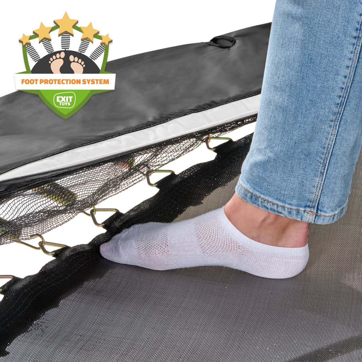 EXIT Allure Classic trampoline ø366cm - zwart