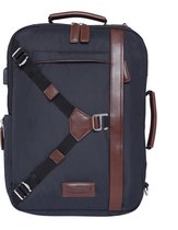 Sacoche Ordinateur Portable CoolBELL 17,3 Pouces - Porte-documents Bandoulière Toile Noir - Voyage & Bureau