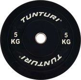 Tunturi Halterschijf 5kg Black - Incl. gratis fitness app