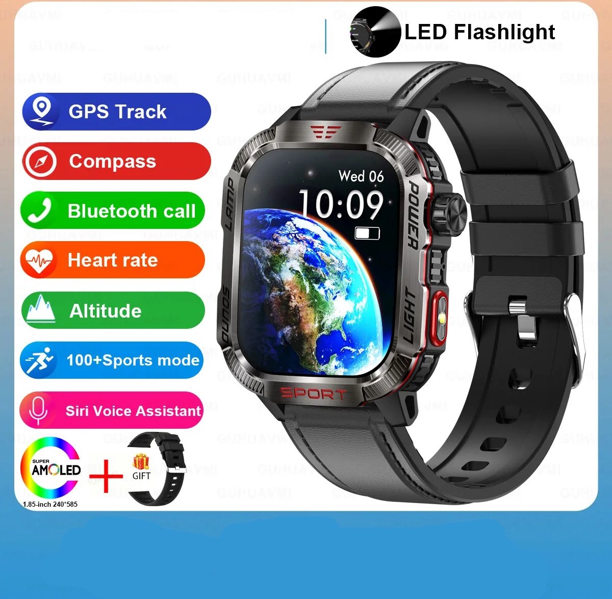 Gps Horloge Leger Horloge Kind Multisport Gps Horloge Race S