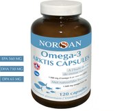 NORSAN | OMEGA-3 ARKTIS CAPSULES MET NATUURLIJK LEVERTRAAN | 1500 MG | EPA 560 MG | DHA 730 MG | DPA 65 MG | VITAMINE E | PUUR EN ZUIVER | 120 CAPSULES