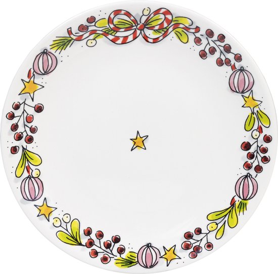 Blond Amsterdam, Specials, Kerst: bord 18 cm