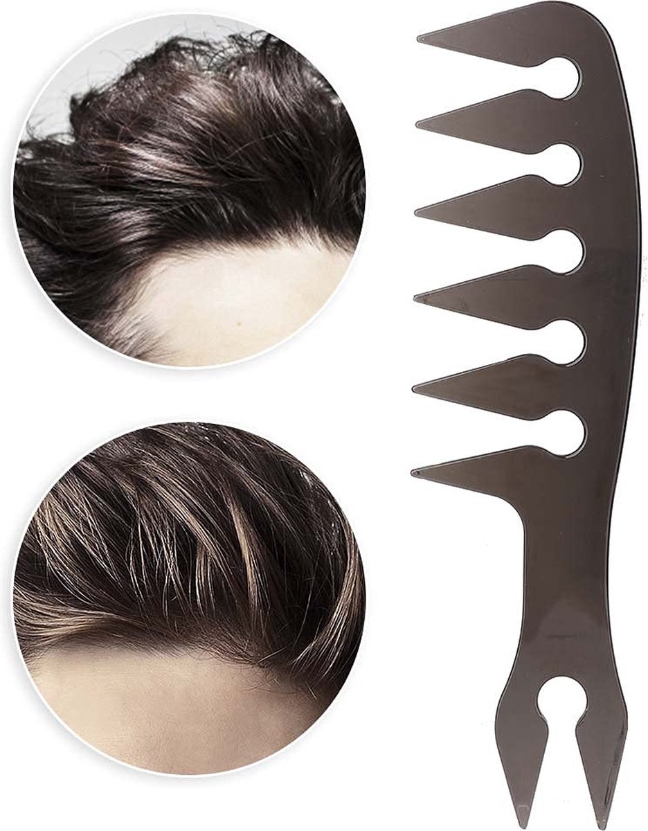 Missan Texturizing Kam - Kam - Barbier Kam - Haarkam met extra brede tanden