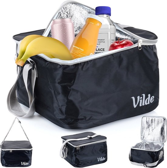 Koeltas Zwart 18 l - Lunchtas - Koeltasje - Geïsoleerde - Koelbox van KOEL — afbeelding 4