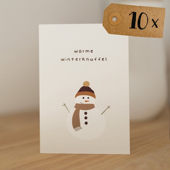 10x cartes de Noël tendance (format A6) - cartes de Noël à envoyer - jeu de cartes - cartes vierges - cartes avec texte - cartes de Noël de luxe - cartes de vœux - carte de Noël - cartes de vœux