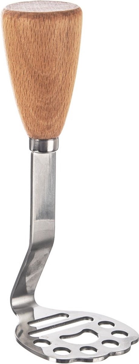 Aardappelstamper Groenten en Fruit Edelstaal 5,5x14,5 cm - Pureestamper - Stamper