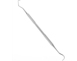 Scoby - 2 x Professionele Tandarts Haak van RVS - Ultieme Mondverzorging - Tand Verzorging - Zilver - 2 Stuks