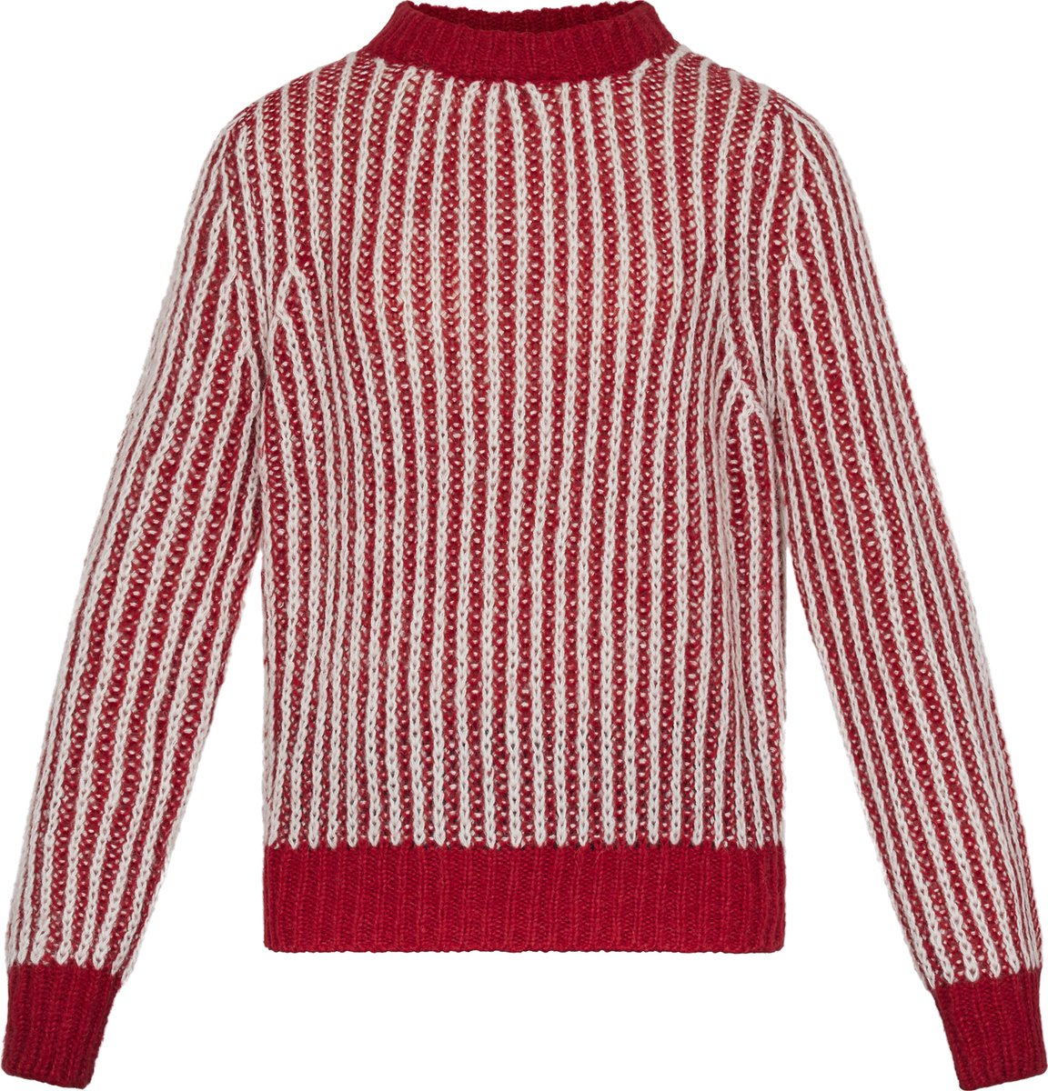 SISTERS POINT Libar-pu - Dames trui - Ruby/Cream - Maat S