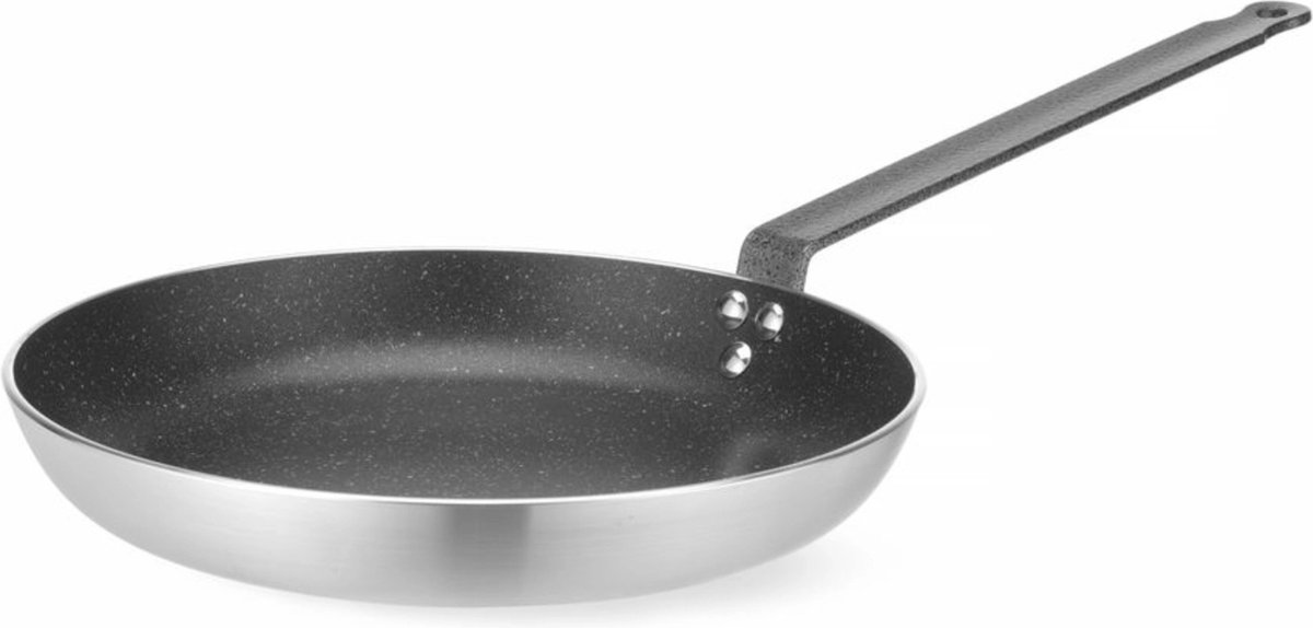 HENDI Koekenpan – Aluminium – Marble anti-aanbaklaag – Ø32 cm – Epoxy handgreep – Ovenbestendig