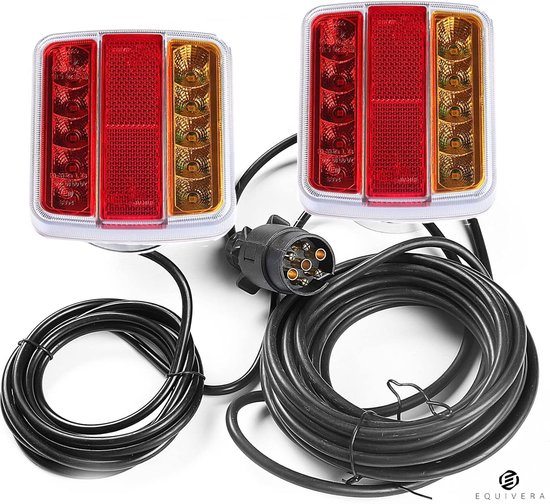 Equivera Siècle des Lumières de remorque - Set Siècle des Lumières de remorque - Éclairage de remorque - Siècle des Lumières de remorque