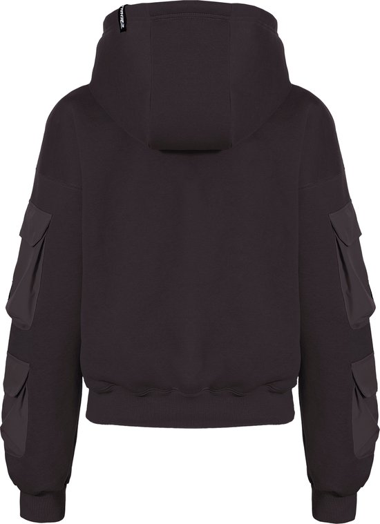 Sweat à capuche pour femme Rehall CARGI-R Zwart XS - Sweat à capuche