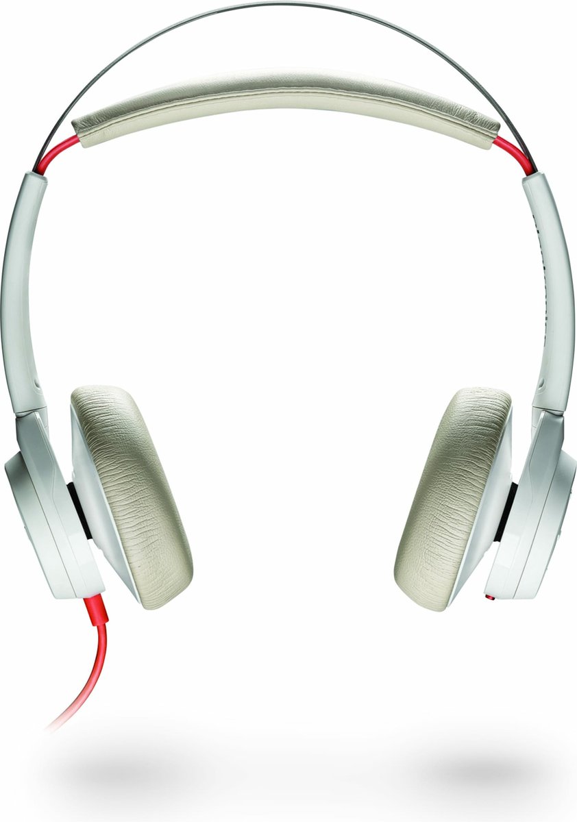 POLY Blackwire 7225 Headset Bedraad Hoofdband Oproepen/muziek USB Type-A Wit
