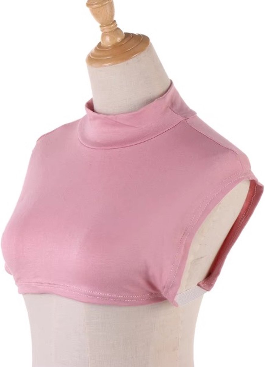 Actie4you® - Neppe Longnek trui - Fake Coltrui - Nep Coltrui – Coltrui Kraag – Coltrui - Roze