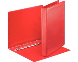 Esselte Essentials Panorama Ringband A4 - 4-Rings - Rugbreedte van 44mm - Rood