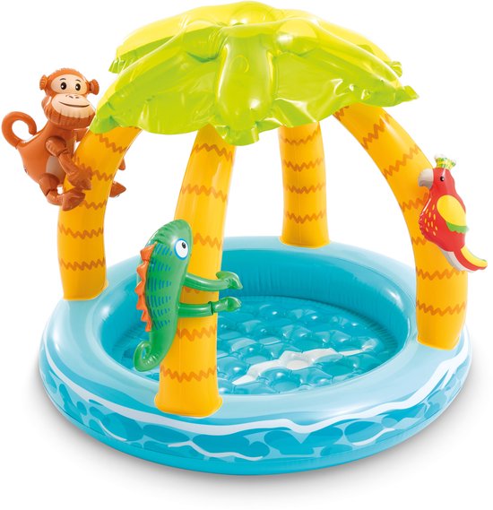 Intex Tropical Island Baby Opblaaszwembad - Ø 102 x 86 cm