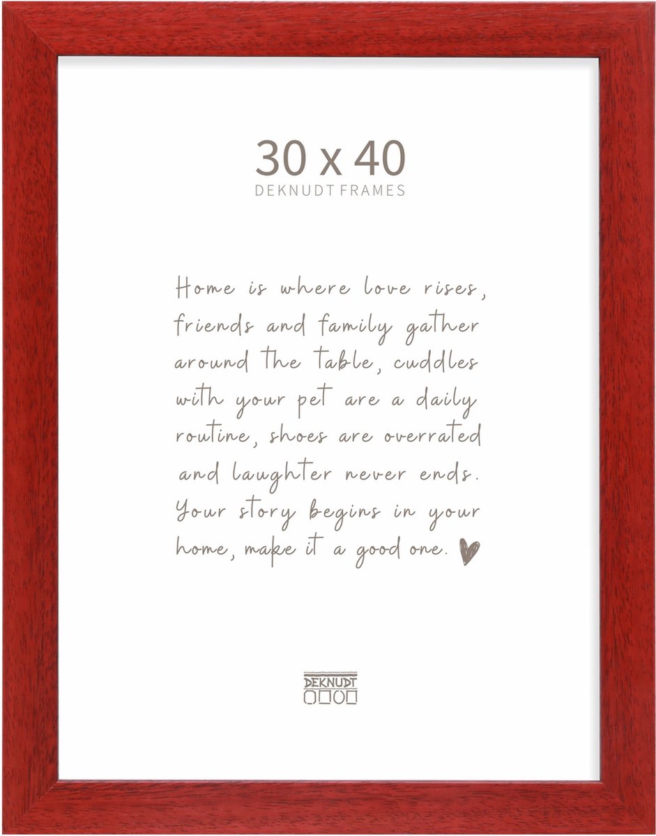 Deknudt Frames fotolijst S226K6 - blauw - hout - breed - 30x40 cm
