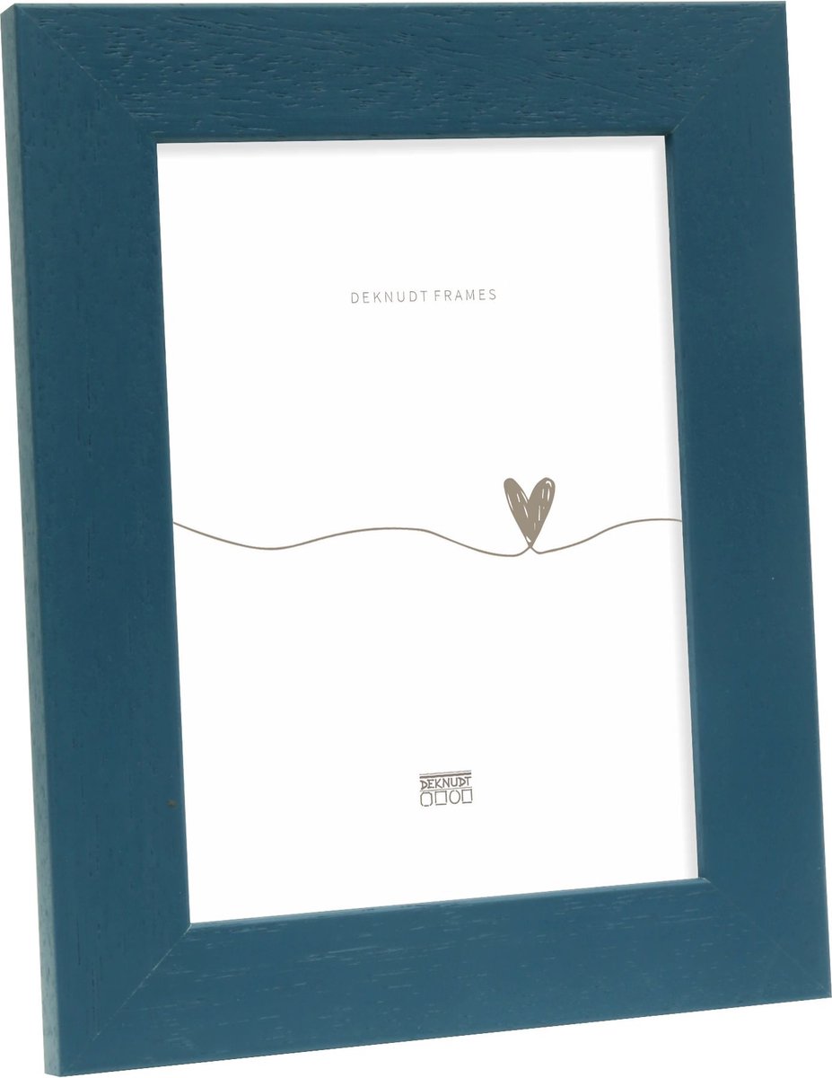 Deknudt Frames fotolijst S226K6 - blauw - hout - breed - 24x30 cm