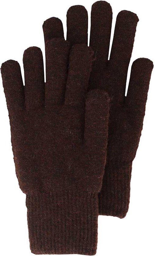 Sarlini Dames Handschoenen Bruin Melange | Maat