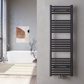 Bol.com THERMLAND Handdoekradiator Standaard 40x180 cm ANTRACIET Radiator Handdoekrek Badkamerradiator Verwarming Badkamer Handd... aanbieding