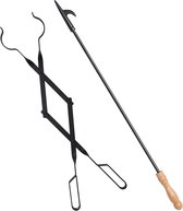 Haardset Gereedschapssets - vuurtang - haardaccessoires - outdoor - campingaccessoire - vuurgereedschapsset - open haarden - houtkachels - vuurkorven - kampvuren