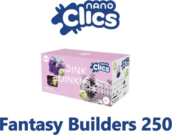 Nano Clics – Creative Builders Set de 250 pièces – Blocs de construction 5 en 1