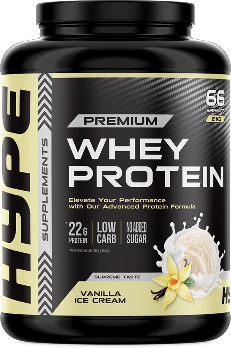 Goedkoopste Hype Whey Protein - Vanilla Ice Cream