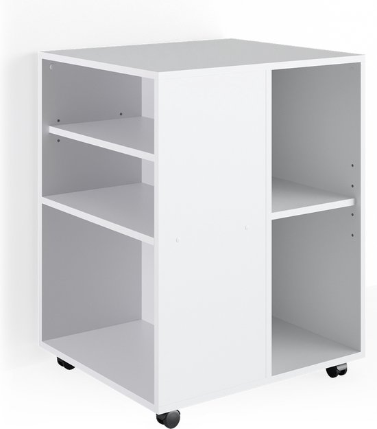 Vicco Conteneur roulant, Wit, 59,4 x 52,6 cm