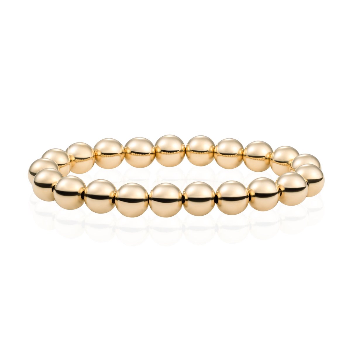 Sparkling Jewels Armband Gold plated Saturn 8mm SB-G-8MM-ADD