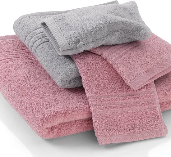 Serviette, 50 x 100 cm, Vieux Rose - Kela | Leonora