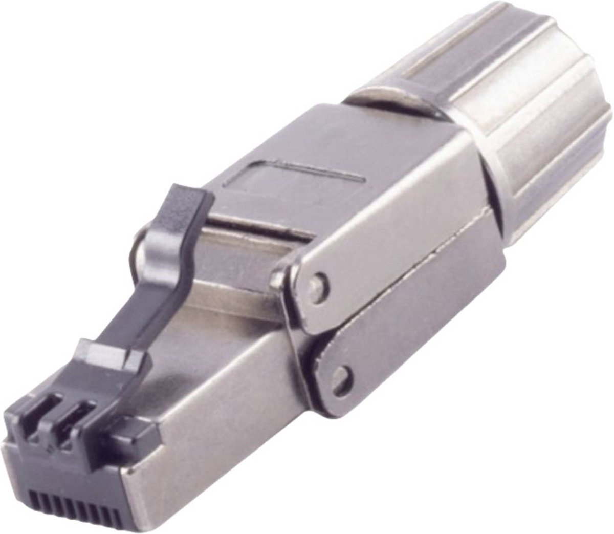 BKL Electronic RJ-45 stekker, zonder gereedschap, quick, STP, CAT. 8.1 10121217 Zwart 1 stuk(s)